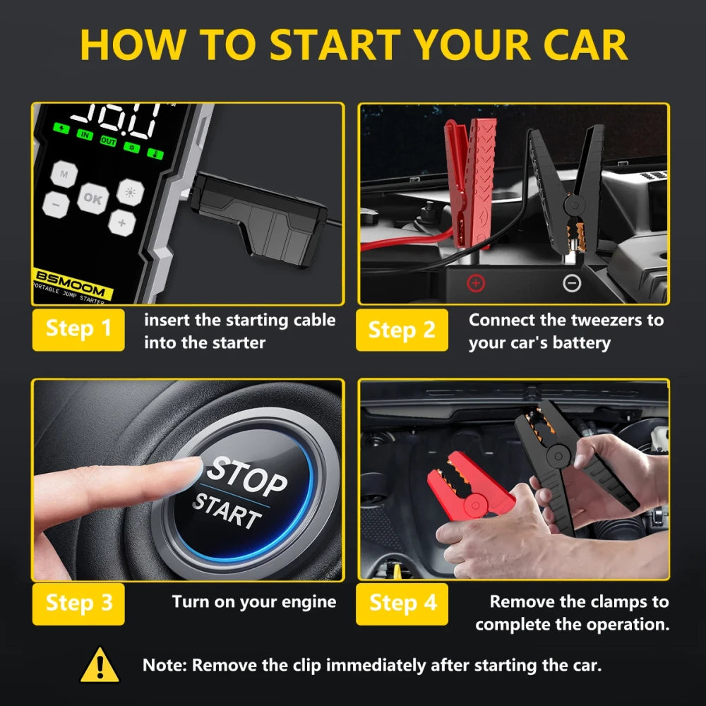 Portable Car Jump Starter Power Bank